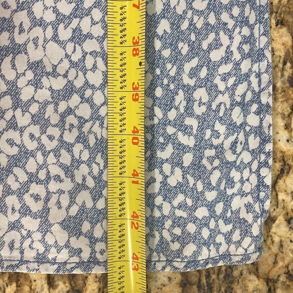 Jak & Rae white and blue sleeveless midi sundress size S - Picture 10 of 10